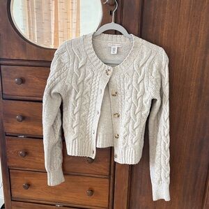 Sincerely Jules Cable Knit Cardigan - Cream